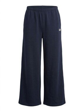 NWT Gap Body Wide Leg Pull On Sleepwear Pants G1355XPTMA Sz XL Navy Uniform